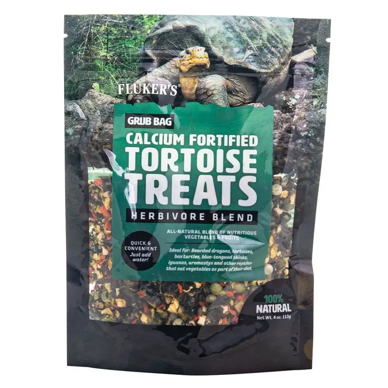 Flukers Grub Bag Treat w Calcium - Tortoise - 4oz