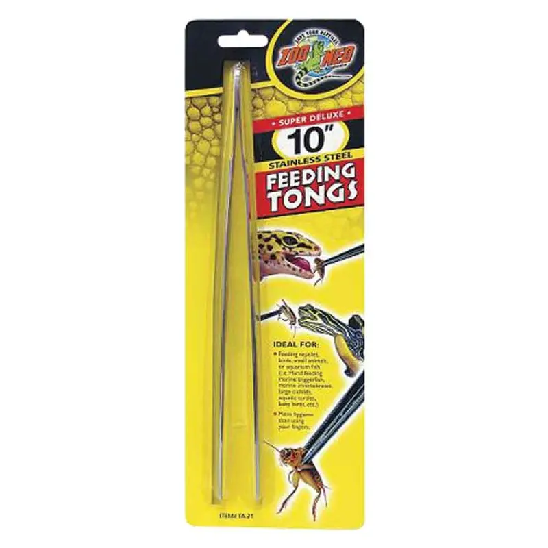 Zoo Med - Stainless Steel Feeding Tongs 10in
