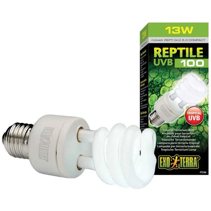 Exo Terra - Reptile UVB 100 Tropical Lamp 13W