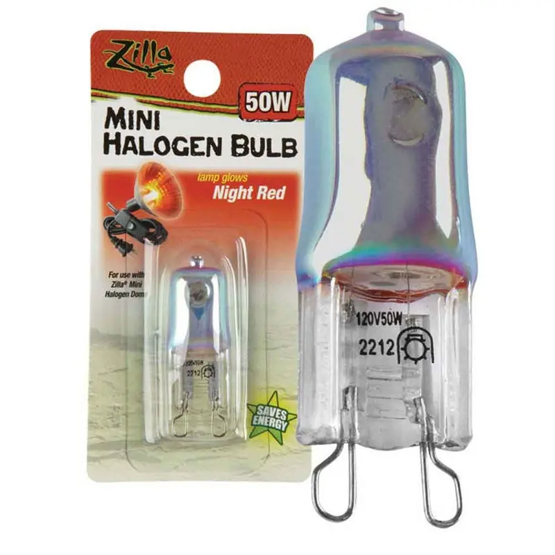ZILLA - MINI HALOGEN BULB NIGHT RED 50W