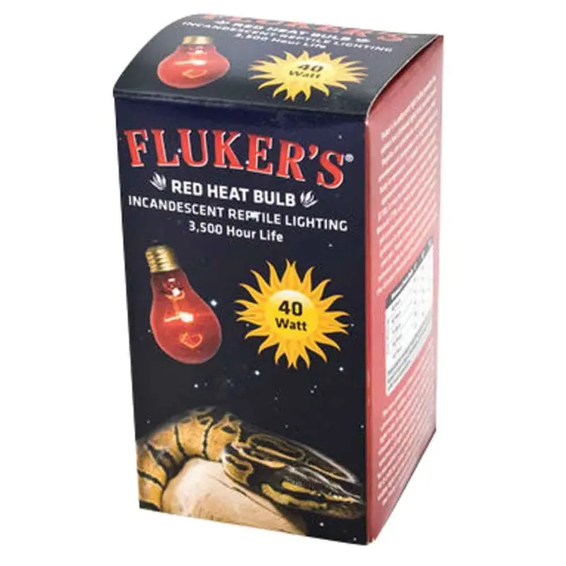 Fluker's - Red Heat Bulb - 40W