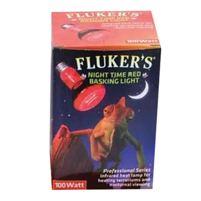 Fluker's - Red Nighttime Basking Lamp - 100W