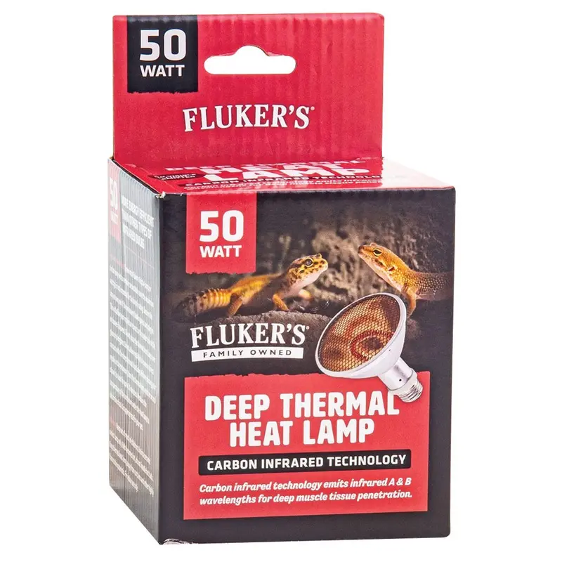 Flukers Deep Thermal Heat Lamp - 50 Watt