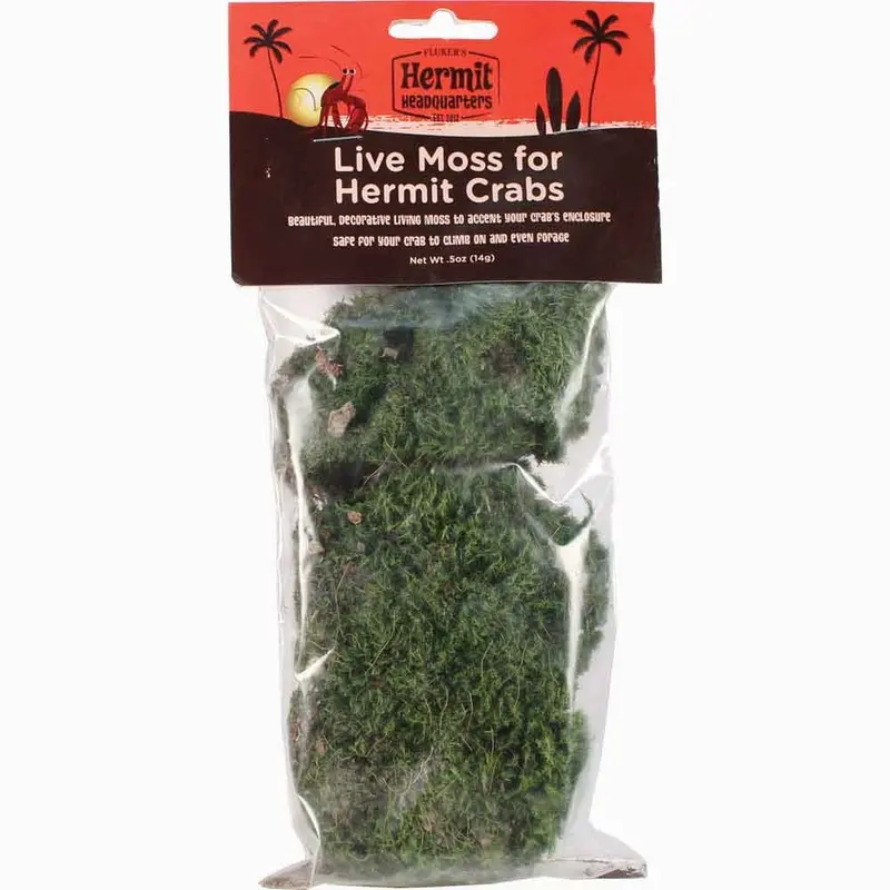 Live Moss for Hermit Crabs - 5 oz.