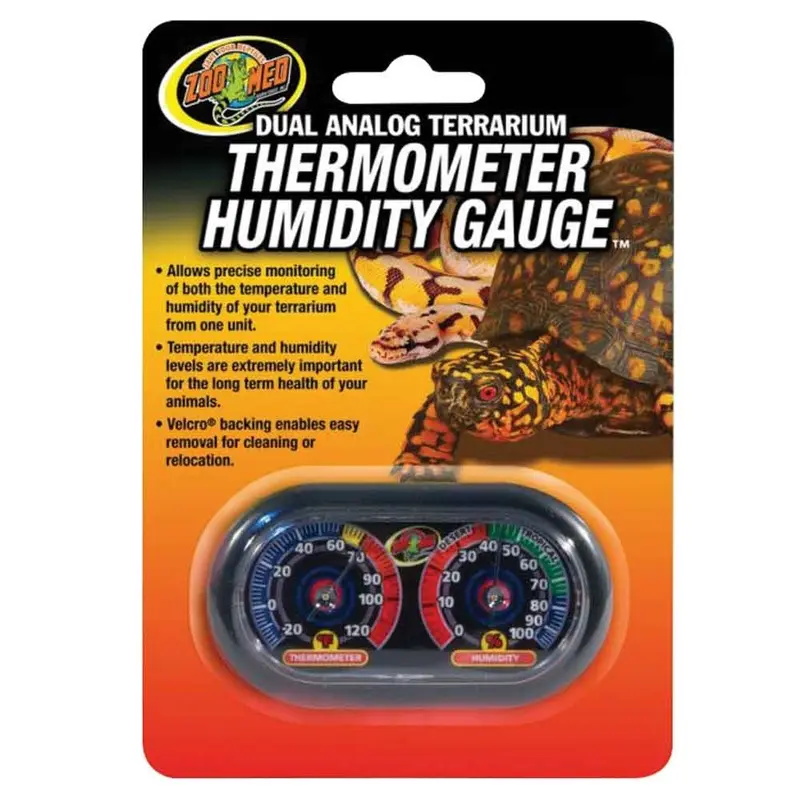Zoo Med - Dual Analog Temp/Humidity Gauge