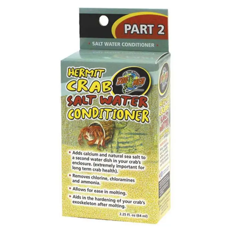 Zoo Med - Hermit Crab Salt Water Conditioner 2.25oz