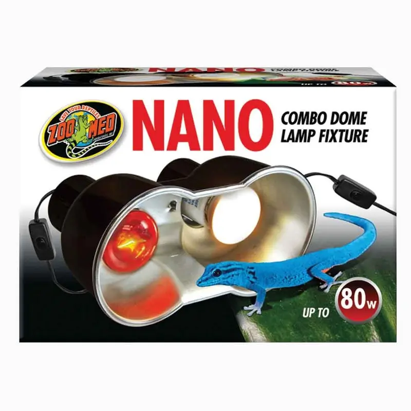 Zoo Med - Nano Combo Dome Lamp Fixture 4in 80W