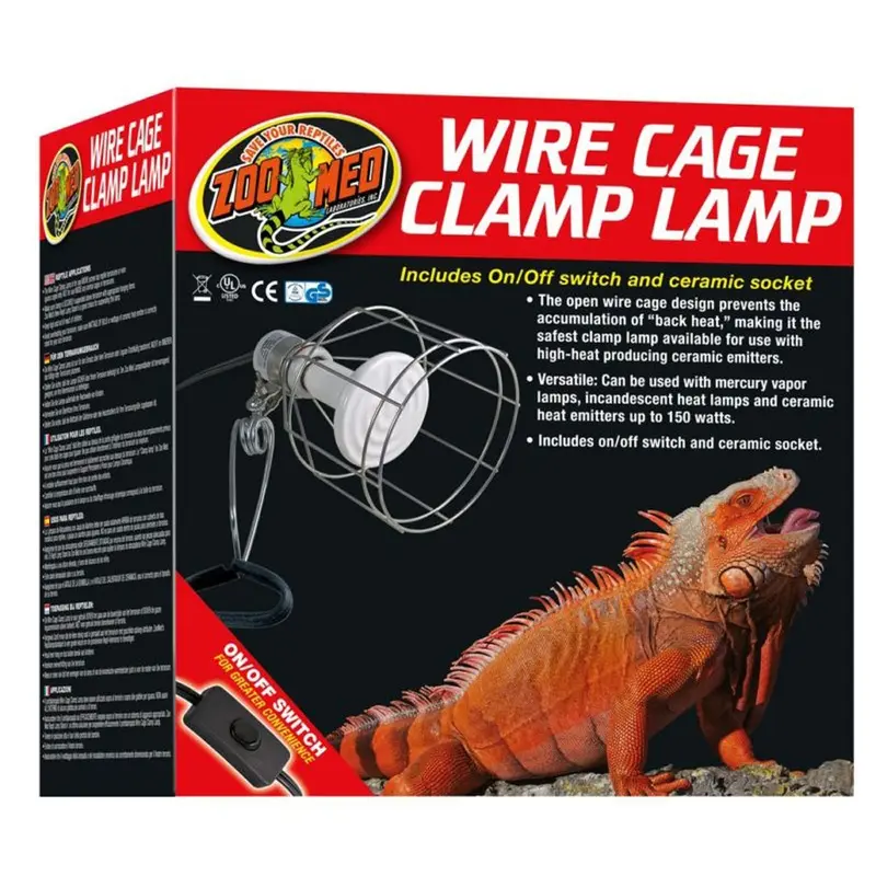Zoo Med - Repti Wire Cage Clamp Lamp