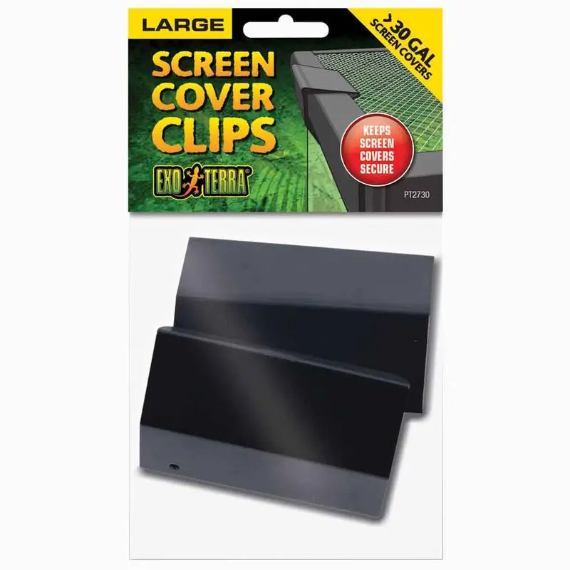Exo Terra - Screen Cover Clips Lg 2pk