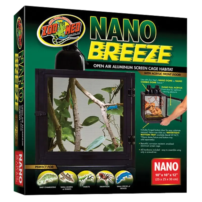 Zoo Med - Nano Breeze Screen Cage 10x10x12in