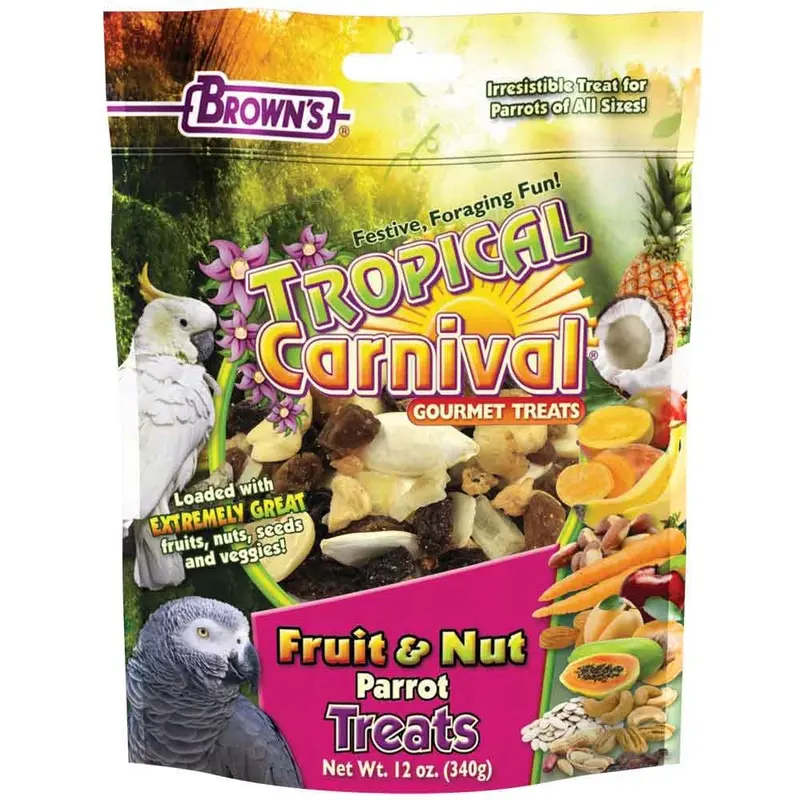 Tropical Carnival Fruit & Nut Parrot Treat - 12 oz.