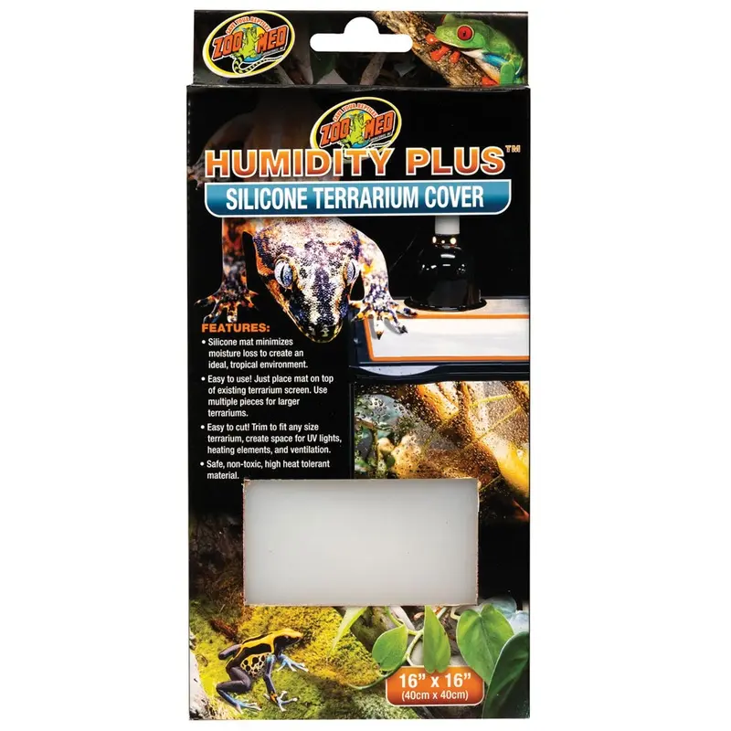 Zoo Med - Humidity Plus Silicone Terrarium Cover 16x16in