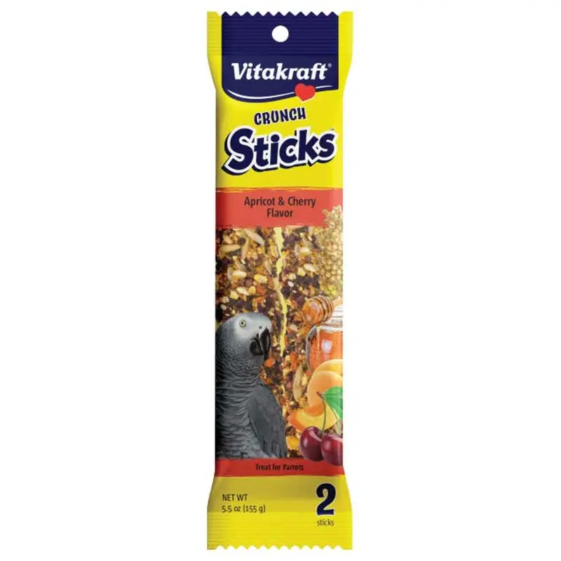 VK Crunch Sticks Apricot & Cherry for Parrots - 5.5 oz