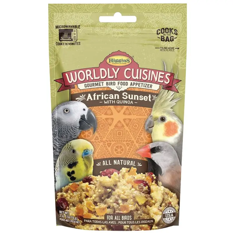 Worldy Cuisines Bird Treats - African Sunset - 2oz