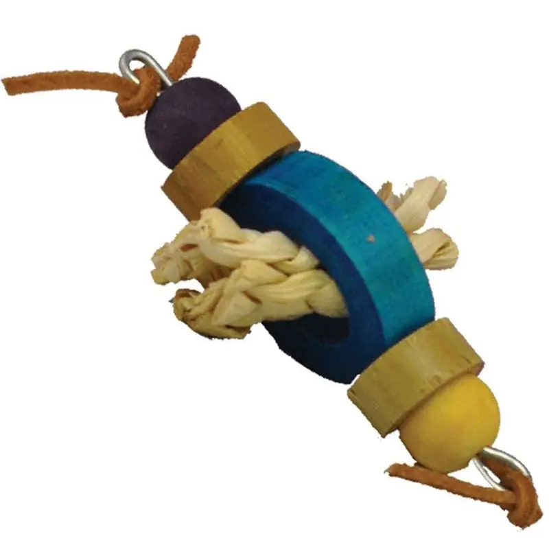 HAPPY BEAK BIRD TOY - BAGELS FOOT TOY