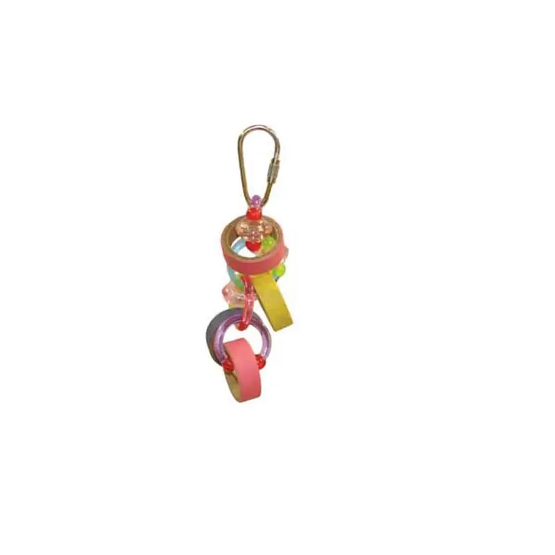 HAPPY BEAK BIRD TOY - KEET RINGS