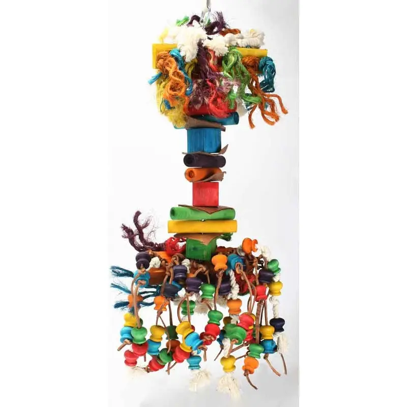 HAPPY BEAK BIRD TOY - LARGE HAIRY MONSTER