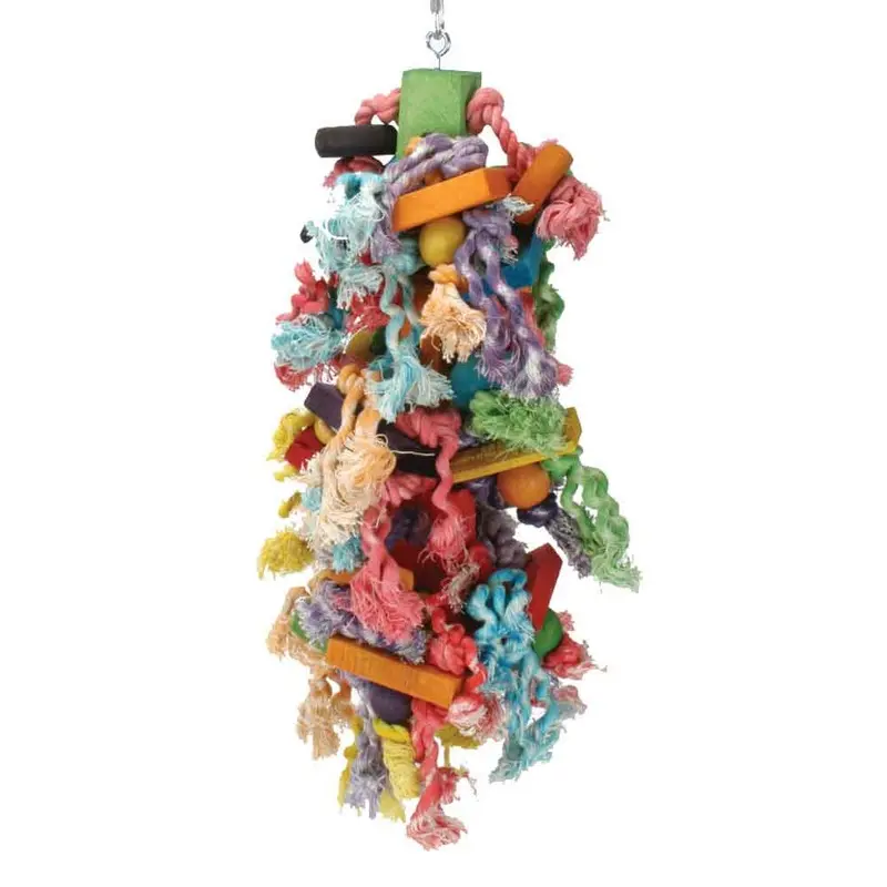 HAPPY BEAK BIRD TOY - SMALL HAIRY MONSTER