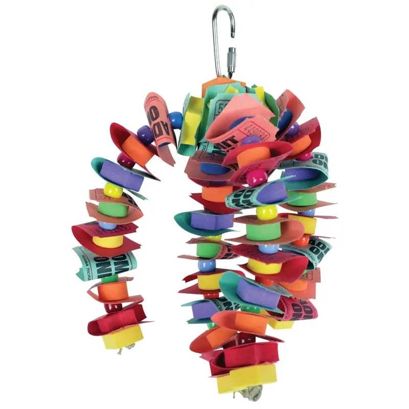 Graham's Bird Toy - Paper Ticket Toy - Quads