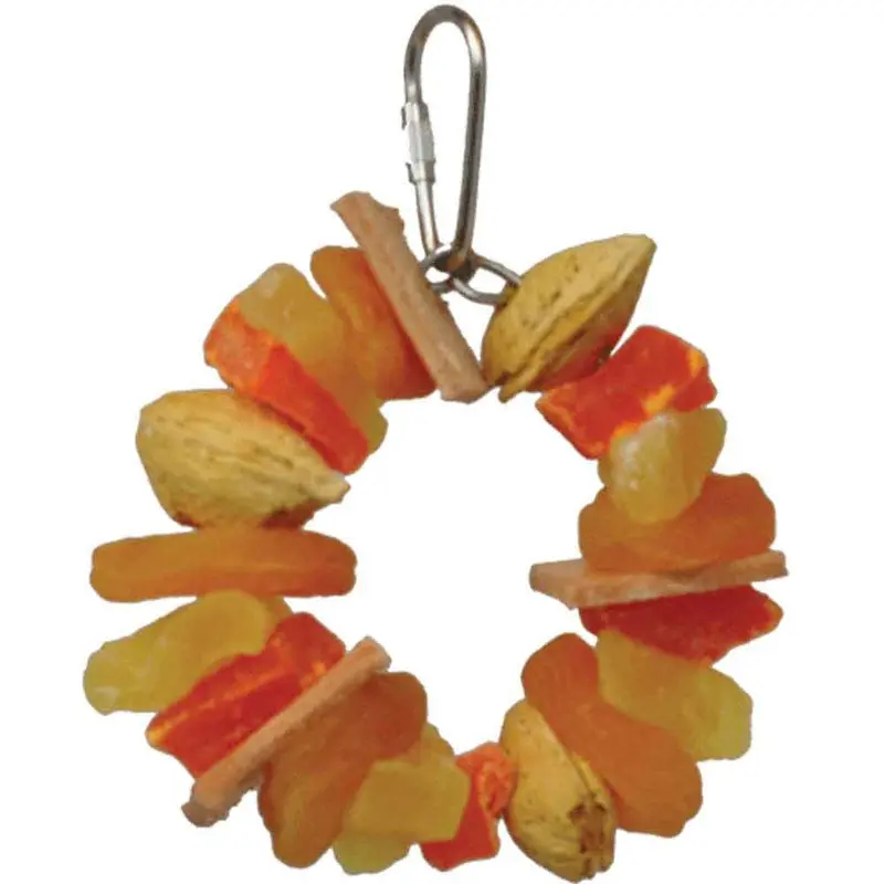 HAPPY BEAK BIRD TOY - FRUIT RING JR