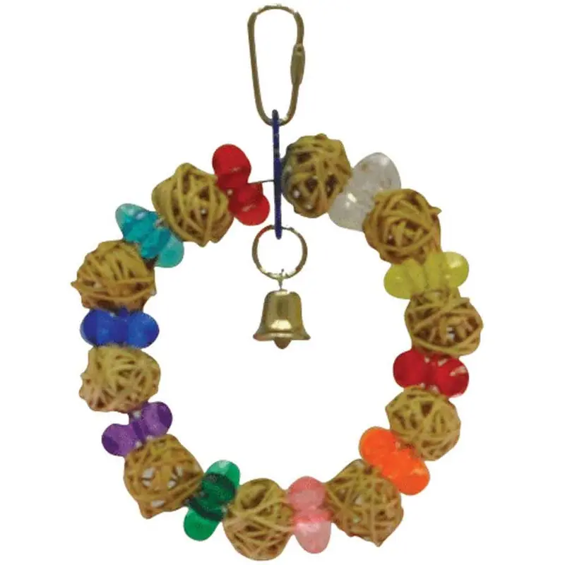 HAPPY BEAK BIRD TOY - MUNCH BALL SWING - XS