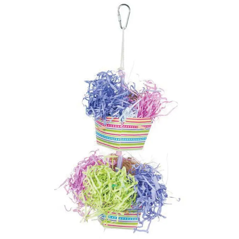 Baskets of Bounty Bird Toy - 4 in. dia. x 11.5 in.  High
