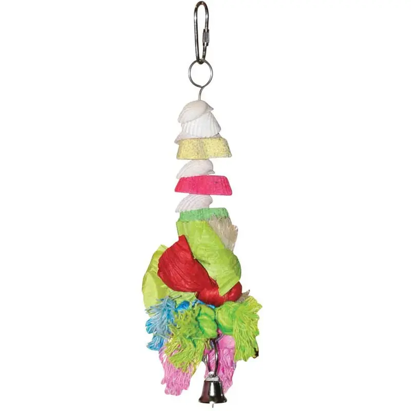 Prevue Tropical Teasers Bird Toy - Cookies & Knots - 7 3/8 in.