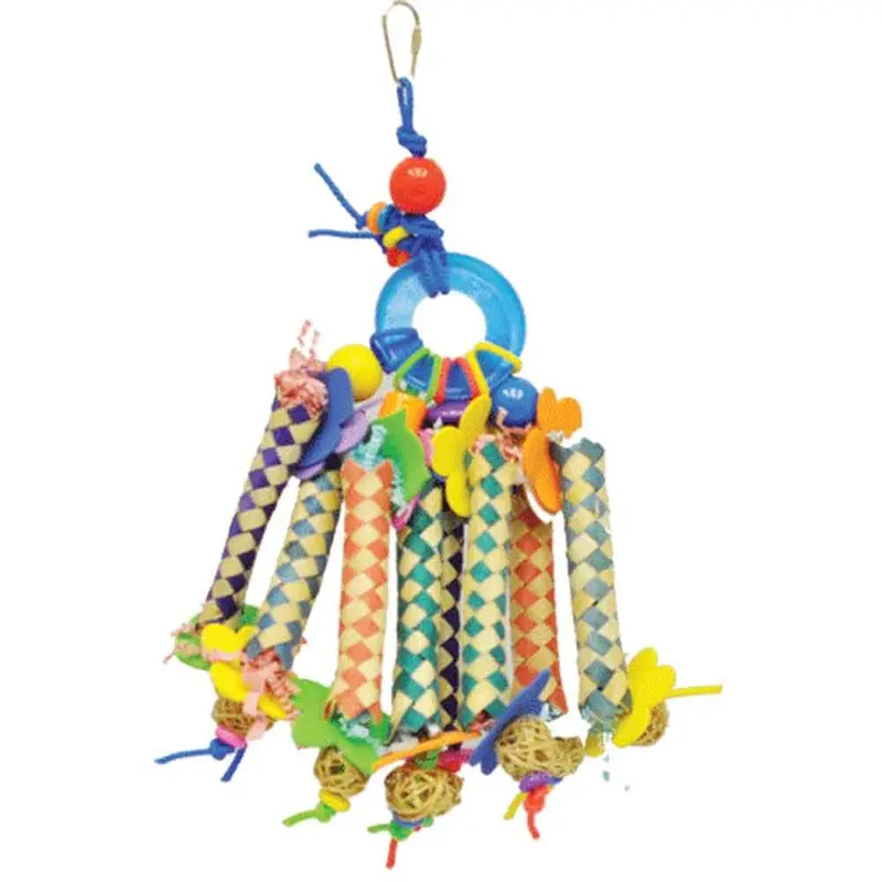 HAPPY BEAK BIRD TOY - CHINESE FINGER TRAP MOBILE