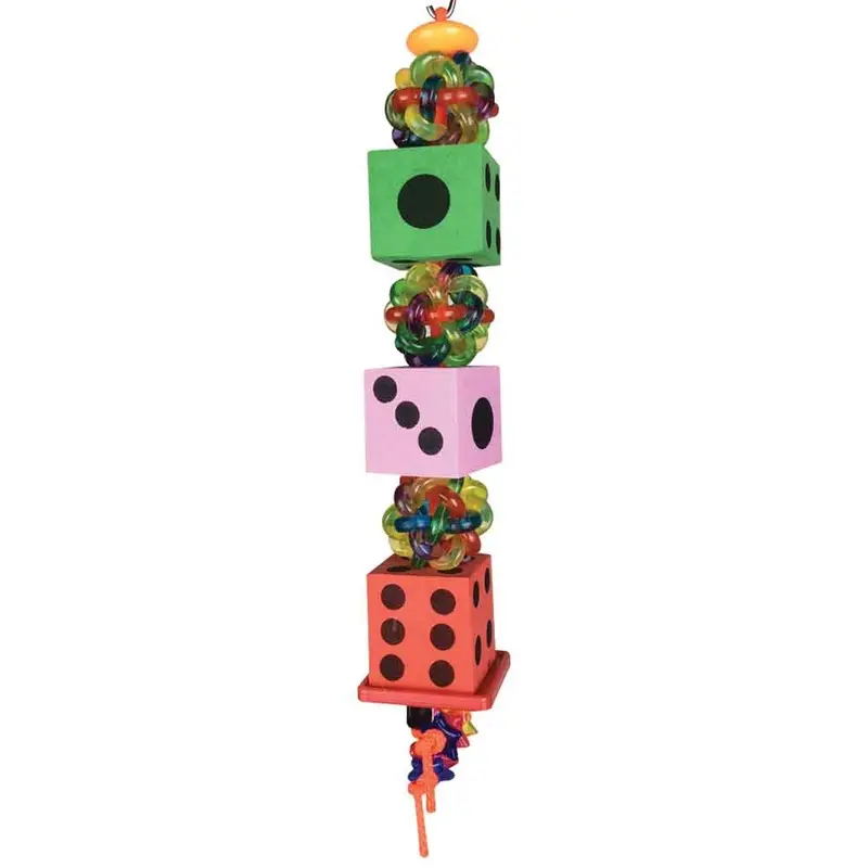 HAPPY BEAK BIRD TOY - TUMBLING DICE
