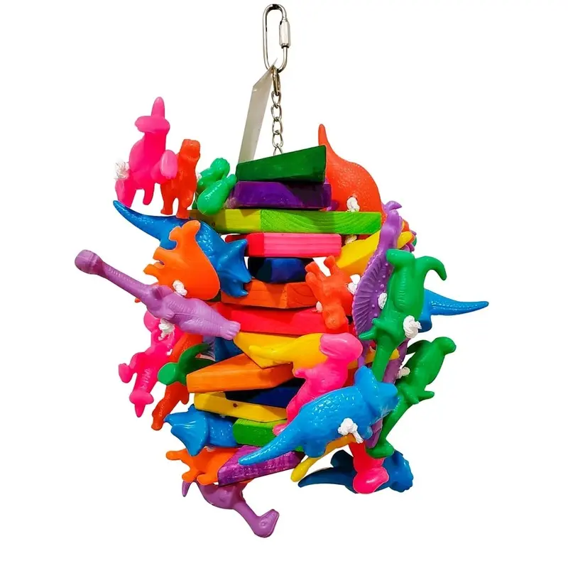 Graham's Bird Toy - Wooden Dino