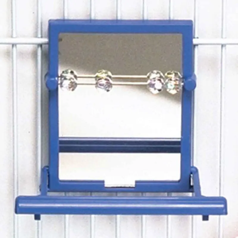 Landing Perch with Mirror & Beads