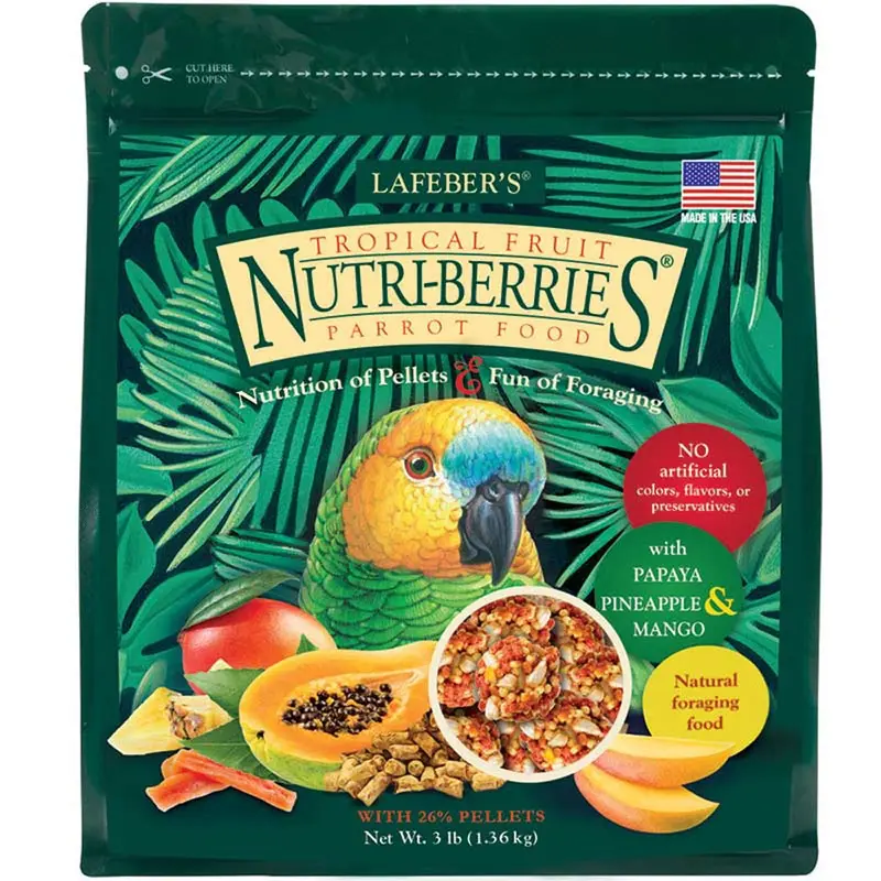 Nutri-Berries for Parrots - Tropical Fruit - 3 lb.