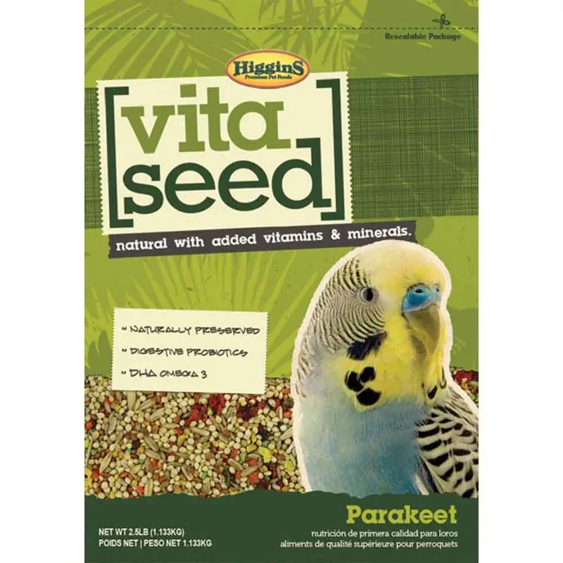 VITA SEED PARAKEET FOOD - 2.5 LB.
