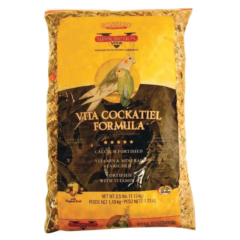 VITA SUNSCRIPTION FOR COCKATIEL & LOVEBIRD - 2.5 LB.