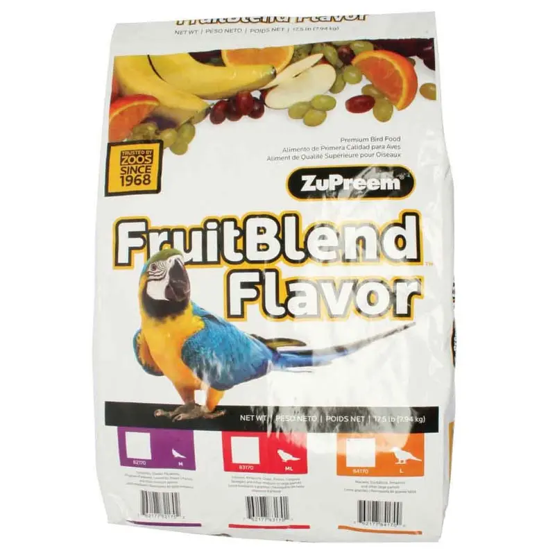 Zupreem - FruitBlend Flavor - Large Bird - 17.5 lb