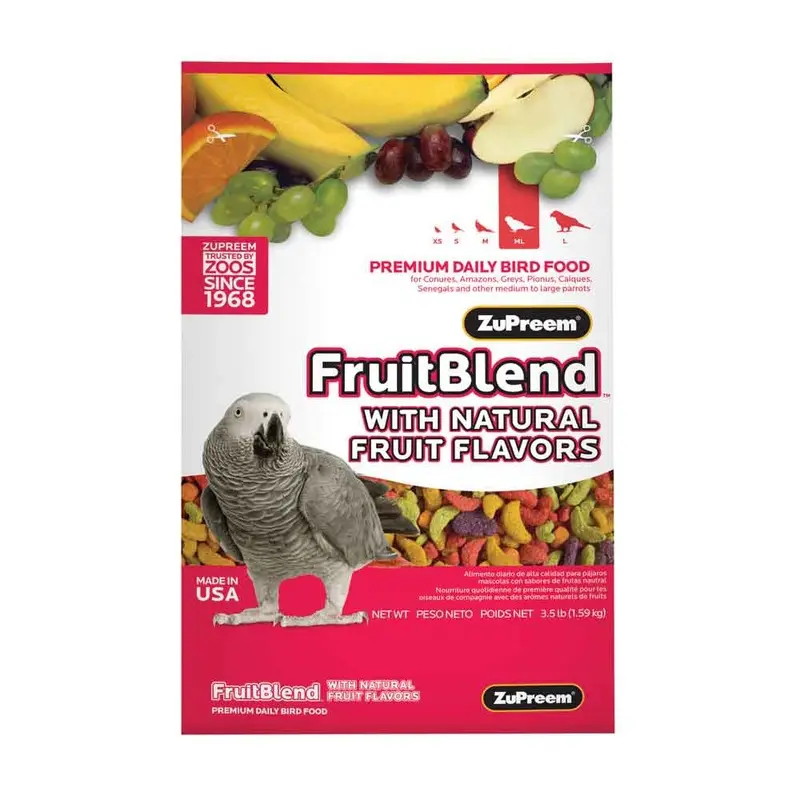 Zupreem - FruitBlend Flavor - Parrot & Conure - 3.5 lb