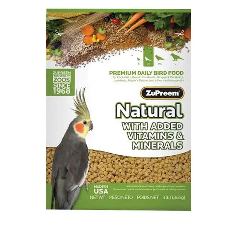 Zupreem - Natural - Parrot & Conure - 2.5 lb