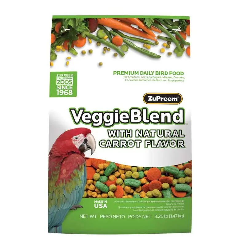 Zupreem - VeggieBlend Flavor - Large Bird - 3.25 lb