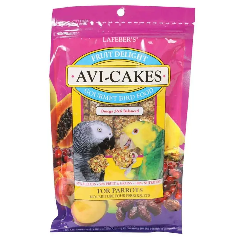 Avi-Cakes for Parrots - Fruit Delight - 8 oz.