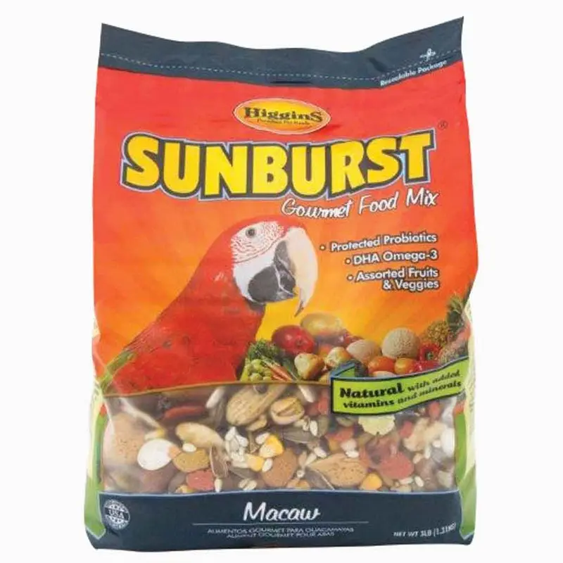 HIGGINS SUNBURST GOURMET BIRD FOOD - MACAW - 3 LB