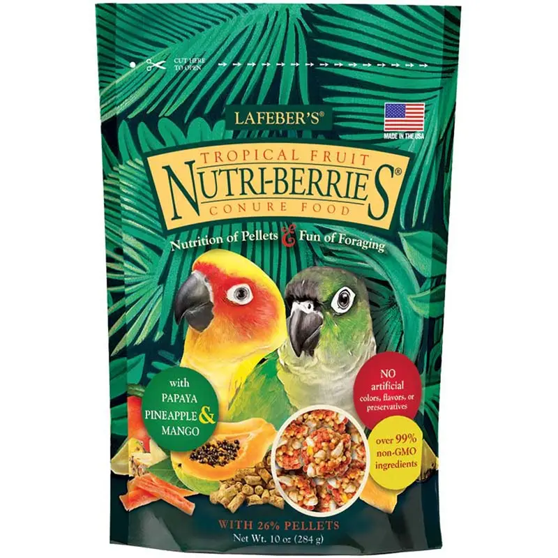 Nutri-Berries for Conures - Tropical Fruit - 10 oz.
