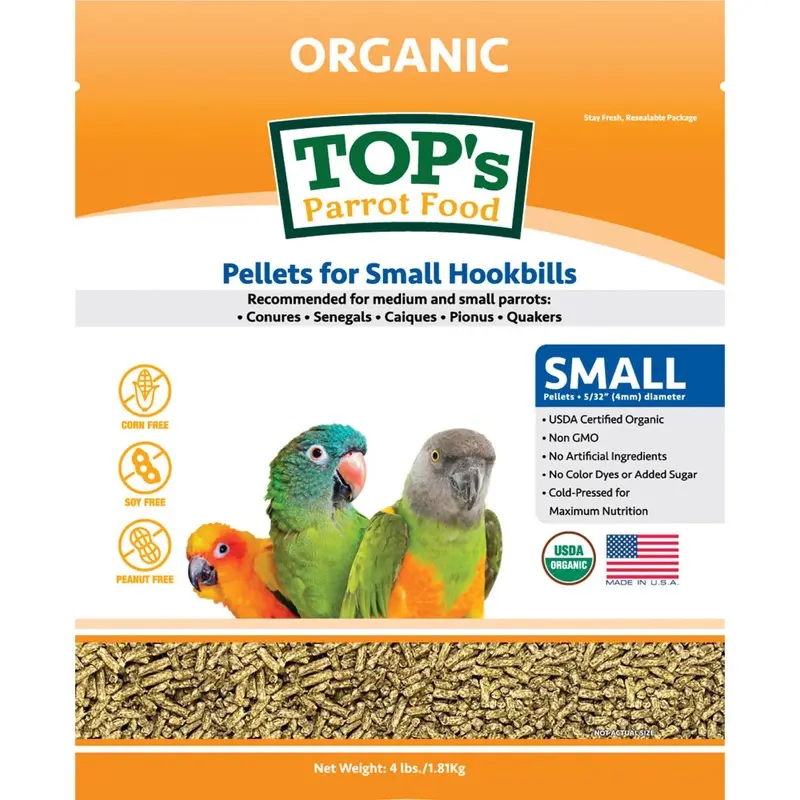 TOPs Parrot Food - Small Pellets - 4 lb