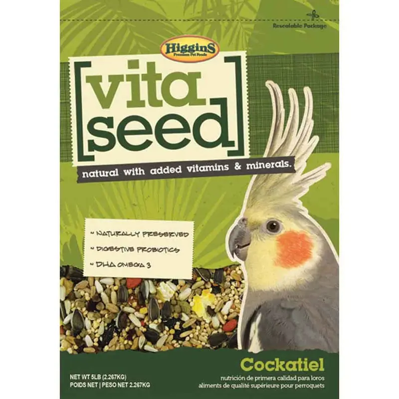 VITA SEED COCKATIEL FOOD - 5 LB.