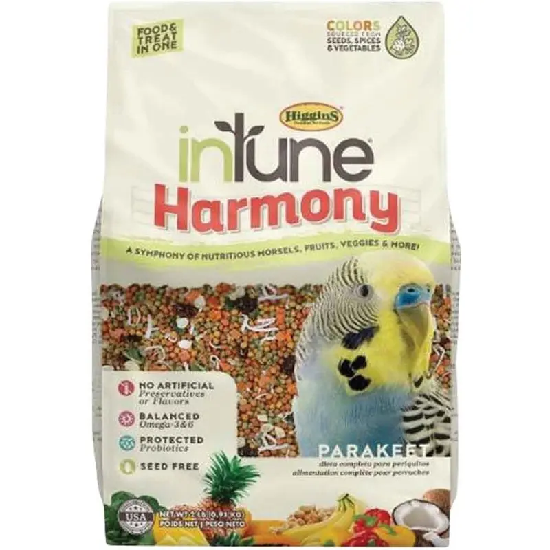 HIGGINS - INTUNE HARMONY - PARAKEET FOOD - 2 LB.