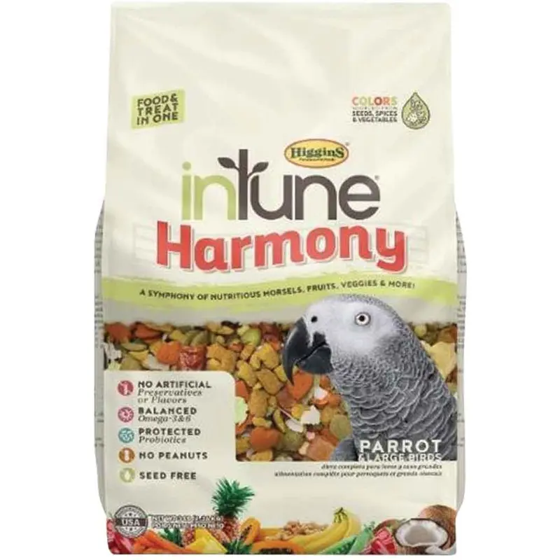 HIGGINS - INTUNE HARMONY - PARROT FOOD - 3 LB.