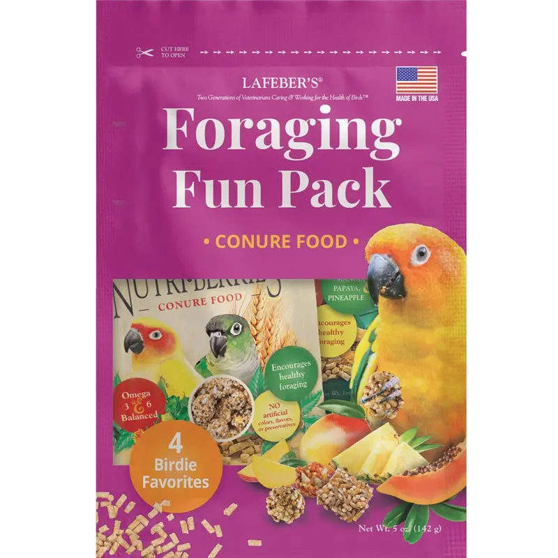 Lafeber - Foraging fun Pack - Conure - 5oz