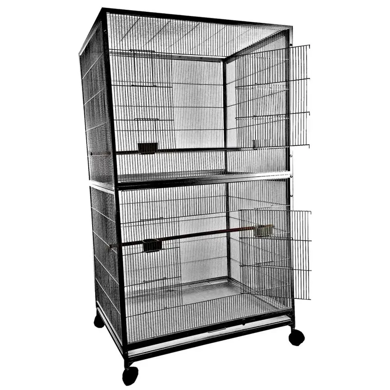 Extra Large Flight Bird Cage - 40 in. x 30 in. x 72 in. - ASST