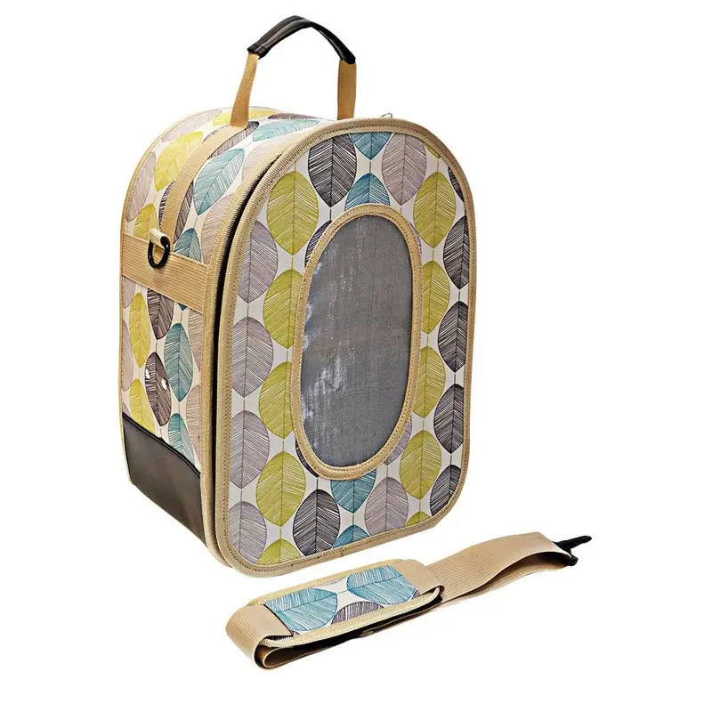 Soft Sided Travel Carrier- Sm - Tan - 14.5in x 10.5in x 7in