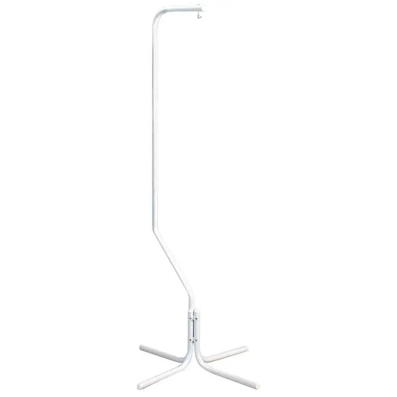 Tubular Steel 4 Leg Cage Stand - White