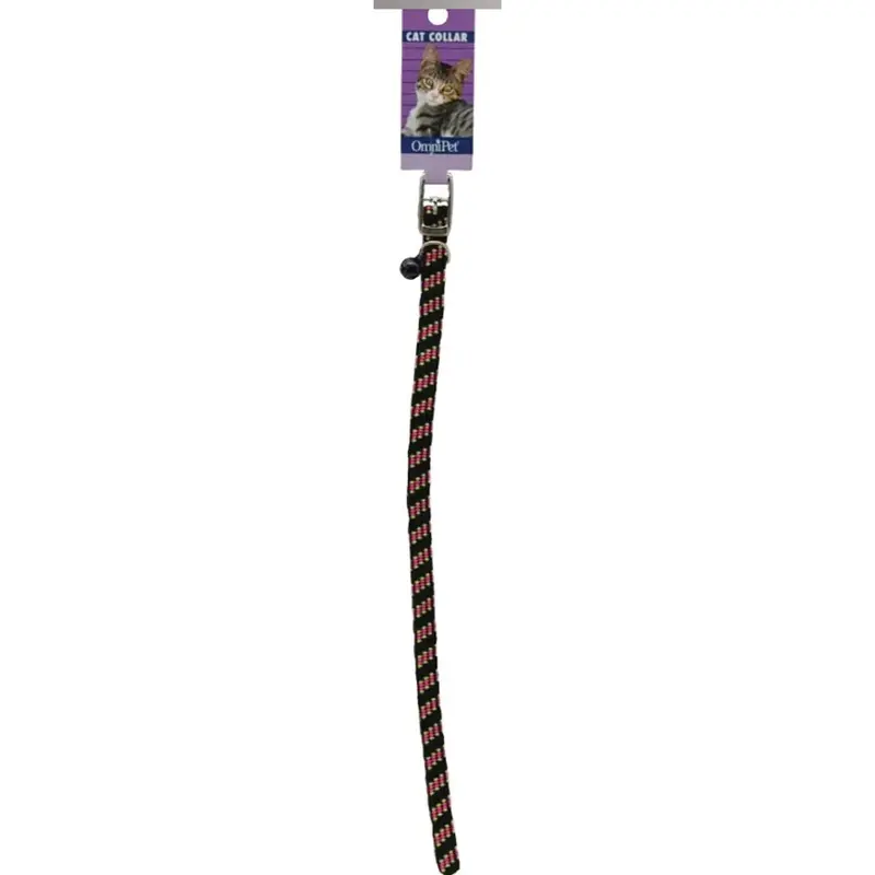 Signature Stretch Cat Collar - Kwik Klip - Black - 8-14 in